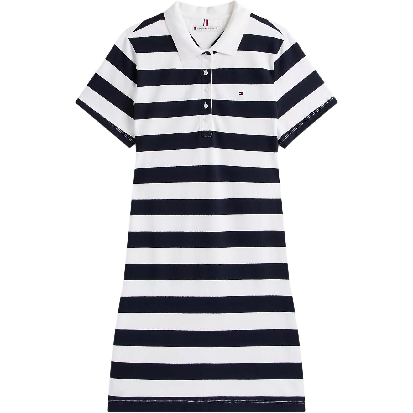 

Женское платье с коротким рукавом Tommy Hilfiger, синий stripe