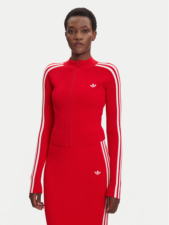 

Свитшот slim fit adicolor 3-Stripes JY2598 Adidas, красный