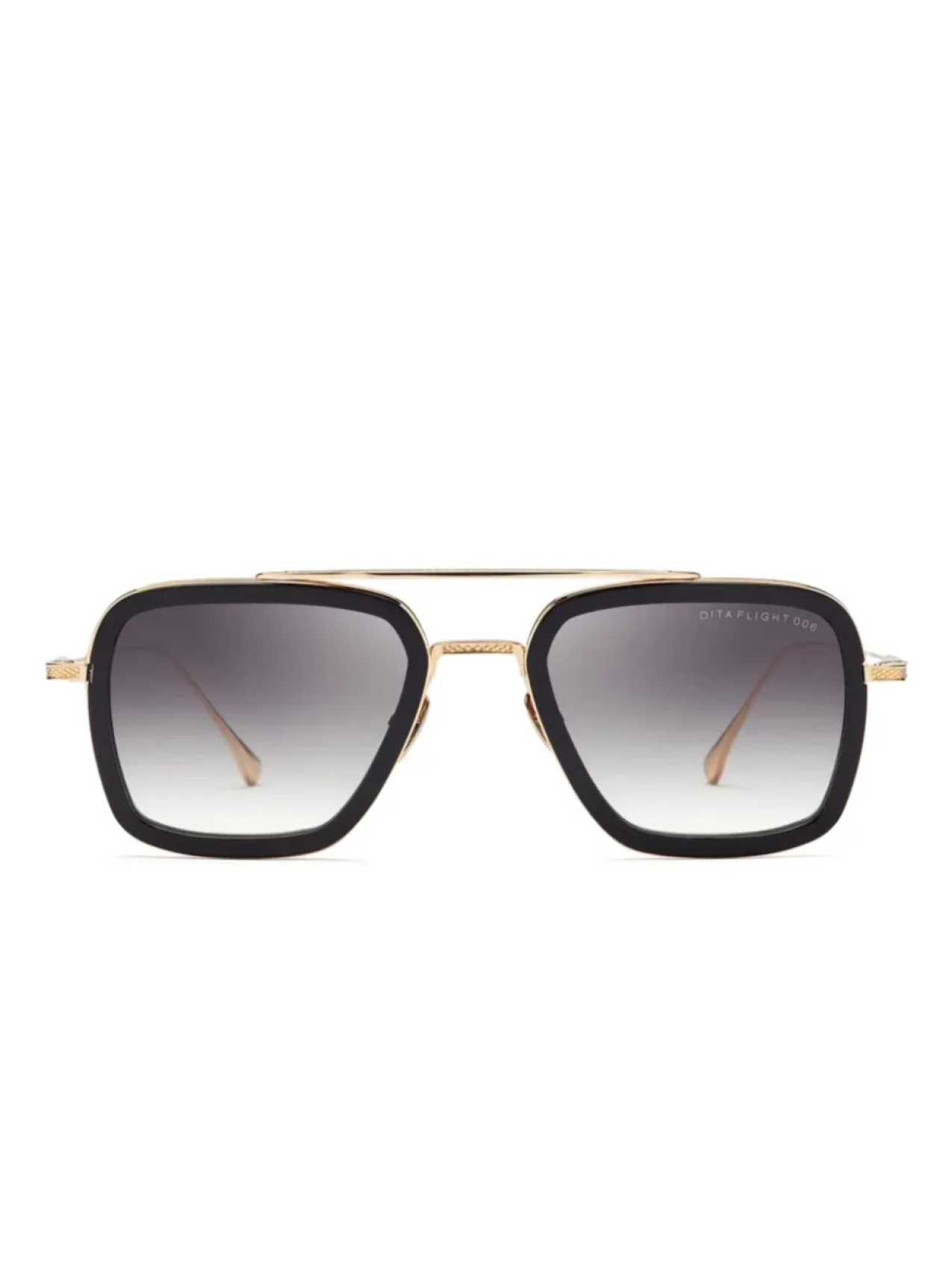 

Dita Eyewear солнцезащитные очки Flight в квадратной оправе, золотой