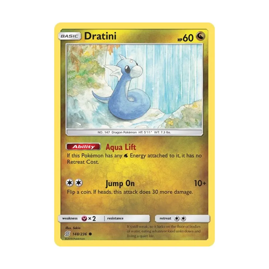 

CCG Дратини (148) (К) #148/236, Pokemon - SM - Unified Minds - Singles