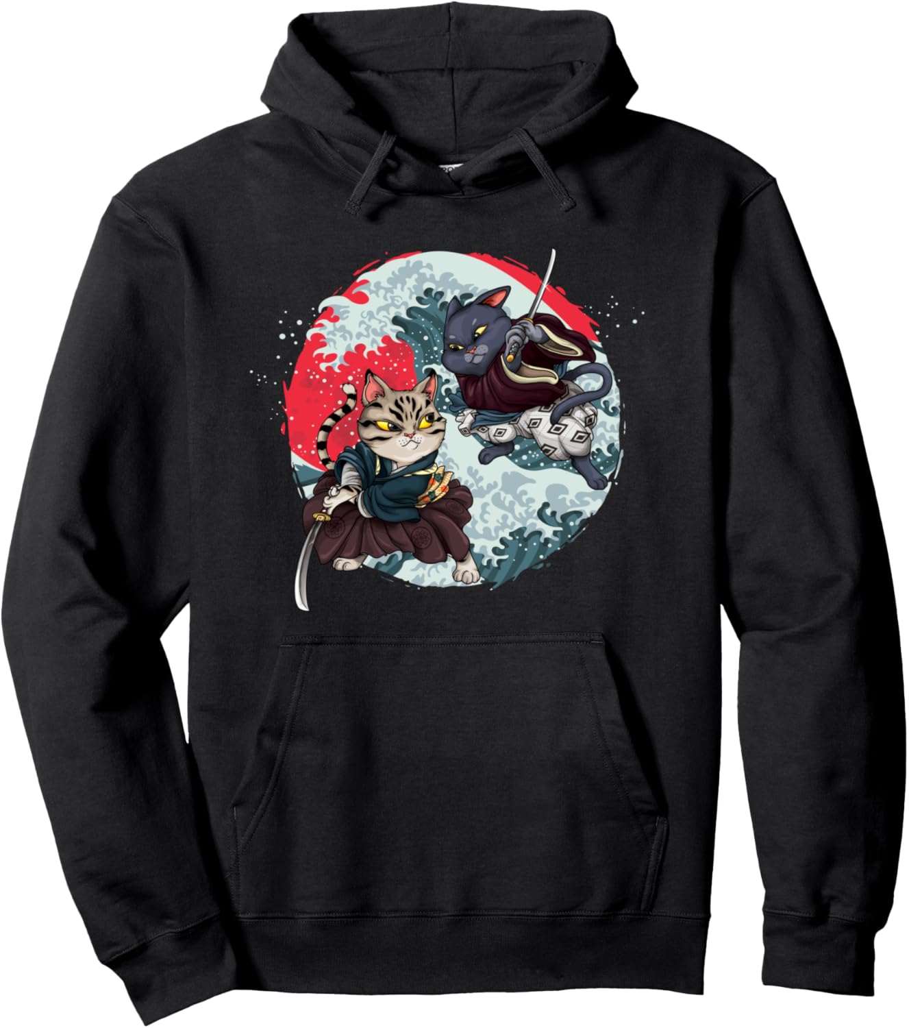 

Толстовка Cat Ninja Sinobi Samurai Touken Sword Kendo Yakuza Japan, черная Bamboo Sword, Japanese Martial Arts, Fighter Gift