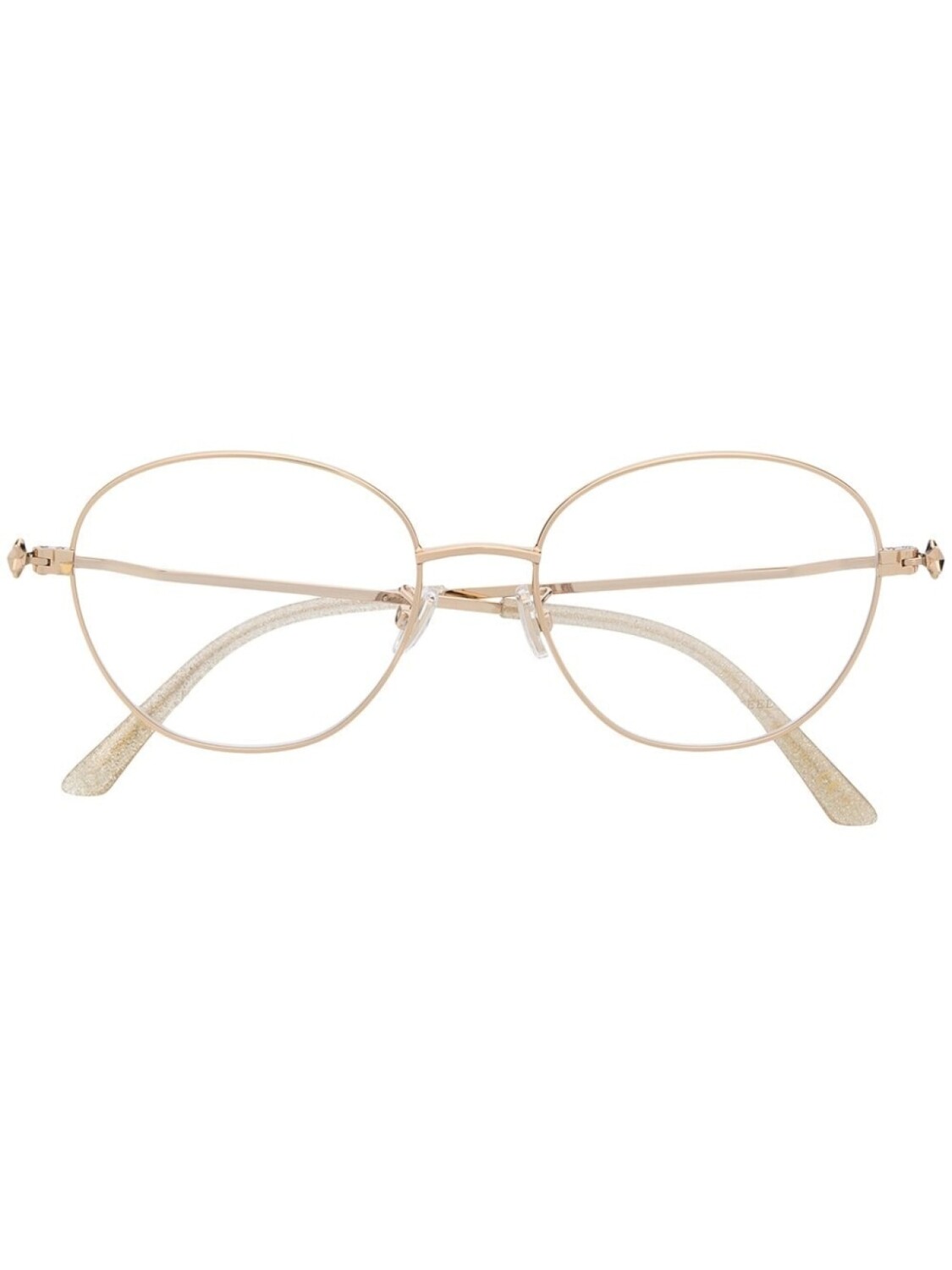 

Jimmy Choo Eyewear очки в круглой оправе, золотистый