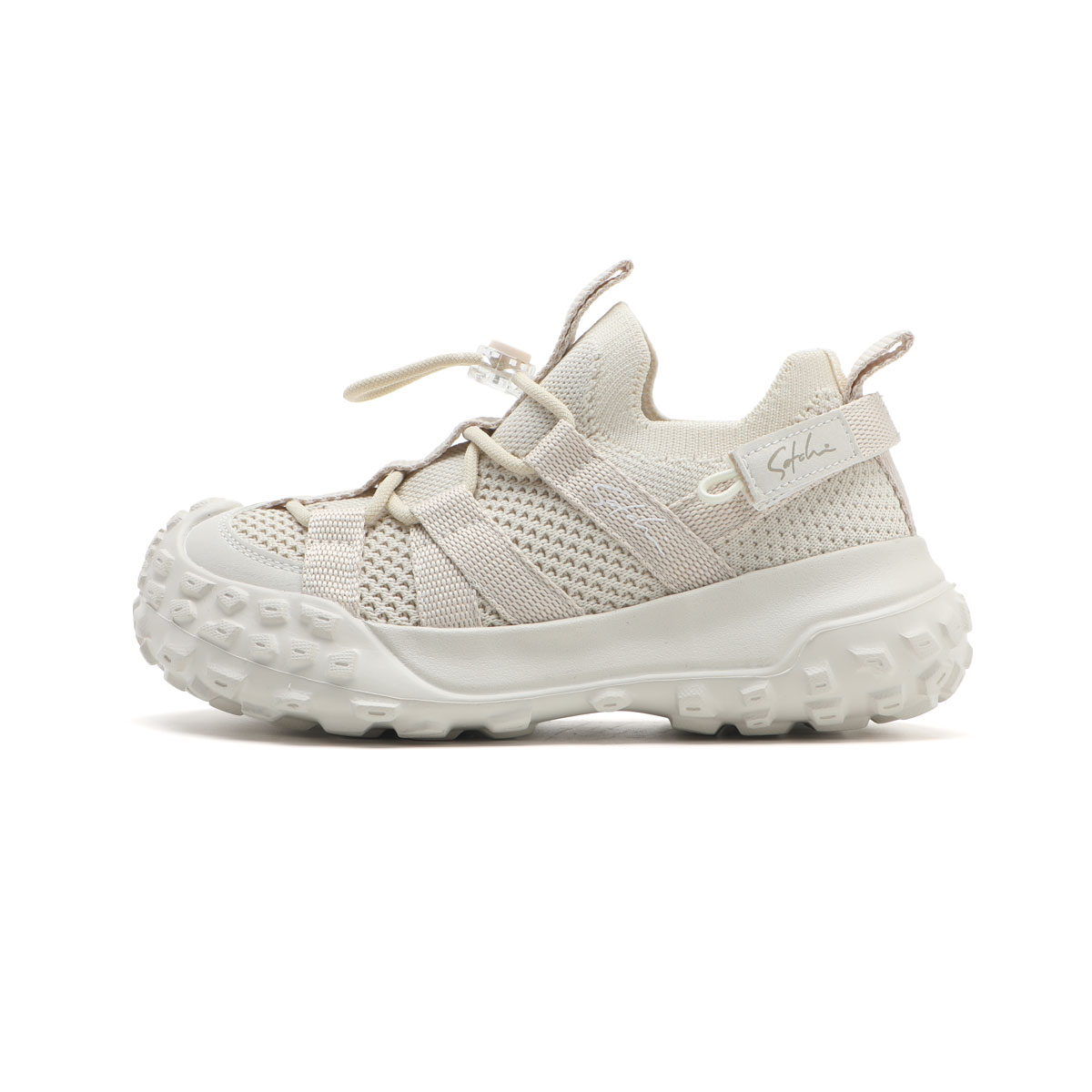 

Дышащие низкие повседневные детские кроссовки Kids' Satchi, бежевый