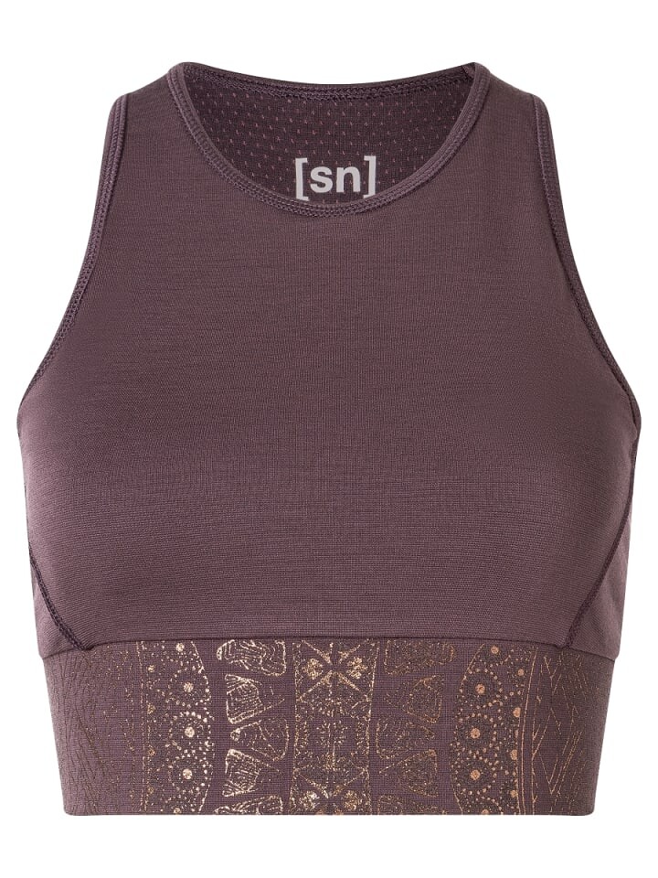

Майка supernatural Merino Bra ARABESQUE LF, фиолетовый