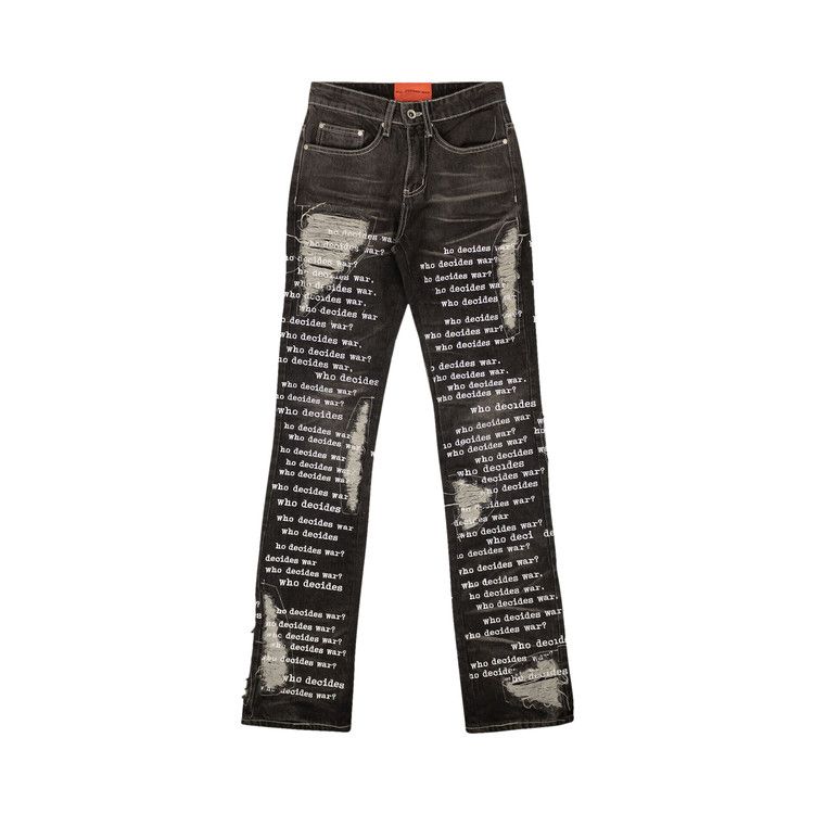 

Брюки Who Decides War Coal Scripture Denim, Black