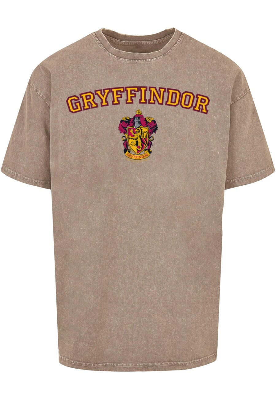 

Классическая футболка ABSOLUTE CULT Shirt Harry Potter - Hogwarts Gryffindor Crest, темно-бежевый