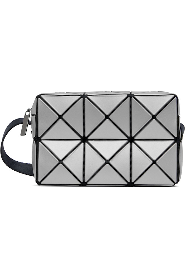 

Кубовидный металлический мешок Bao Bao Issey Miyake, серебро