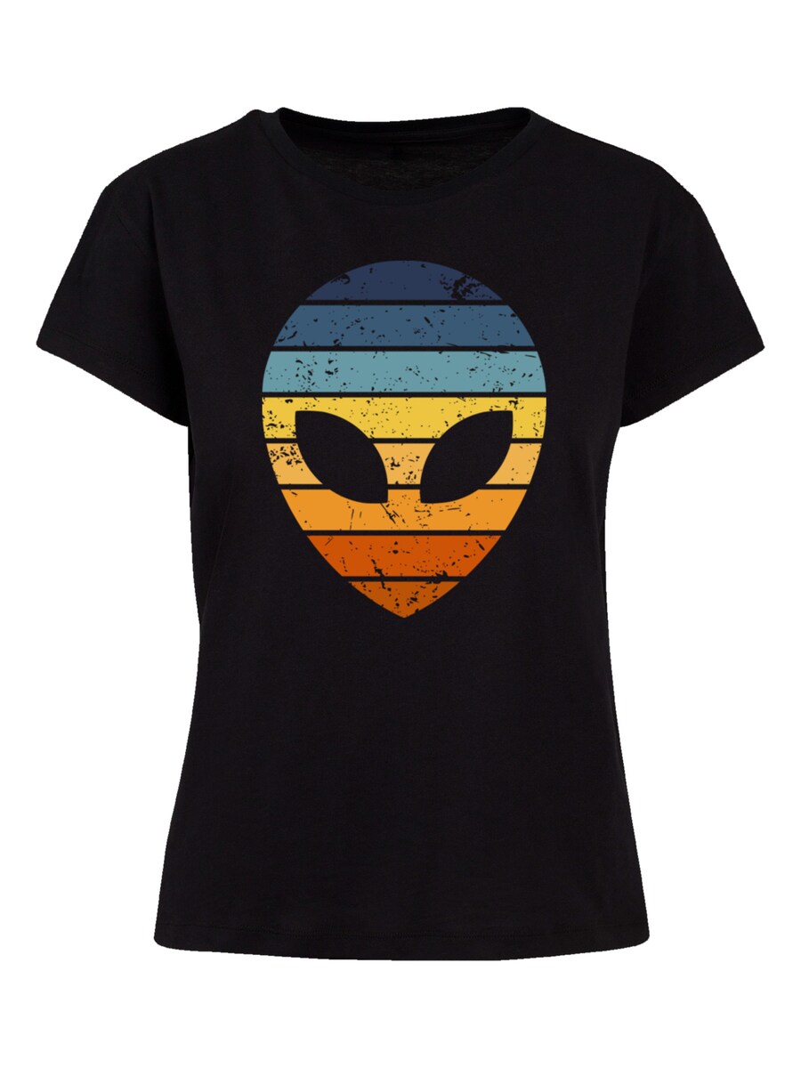 

Футболка F4NT4STIC Alien Sonnenuntergang Retro, Black