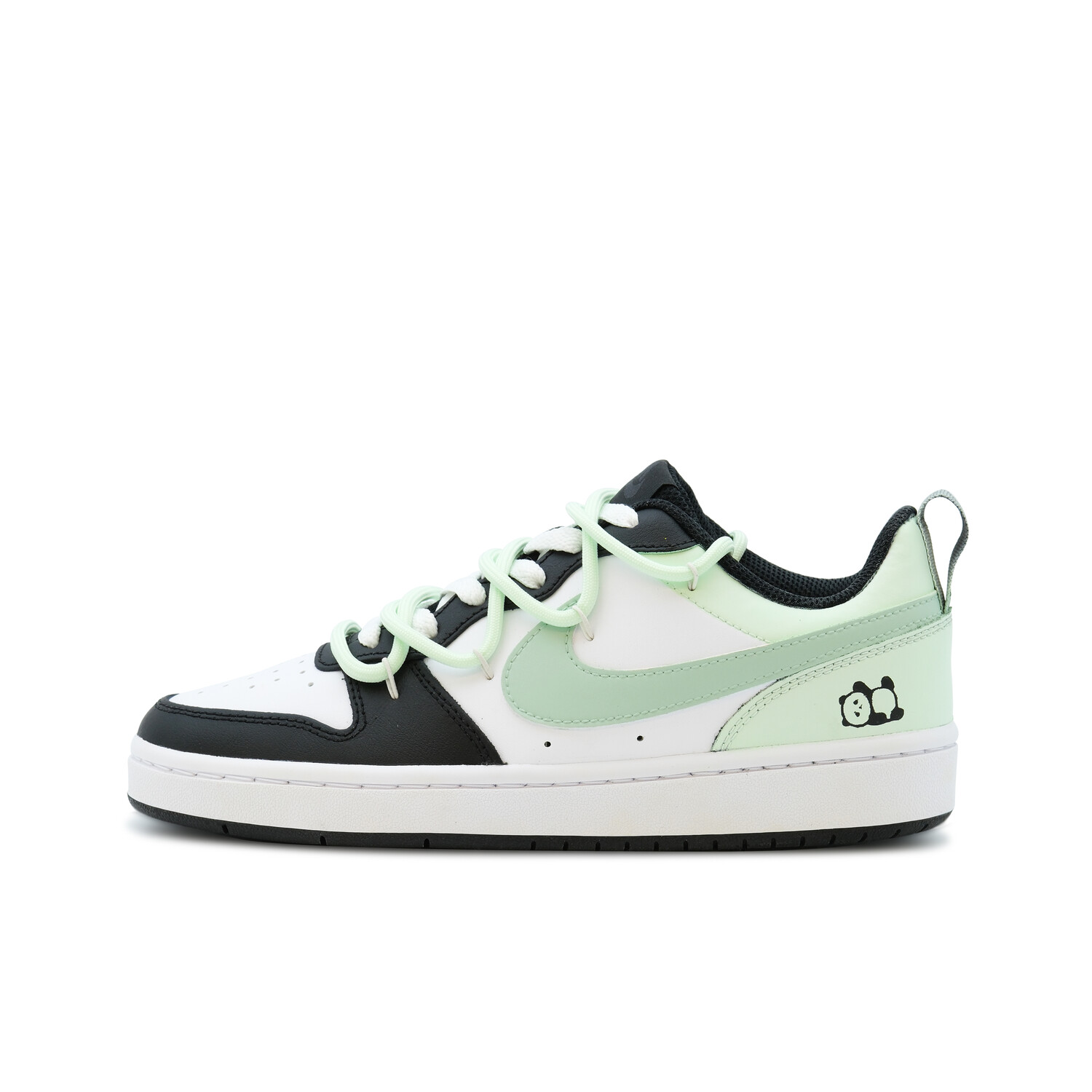 

Кроссовки Nike Court Borough Skateboard Shoes Women's Low-Top Black Green, черный/зеленый