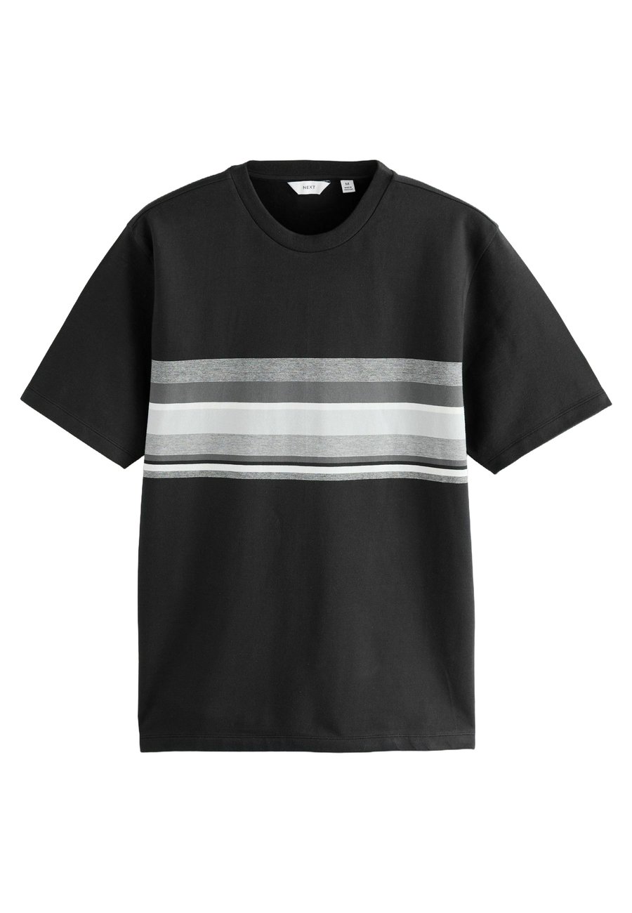 Футболка Next REGULAR FIT 3 PACK, Neutral Stone Black/Black — фото 2