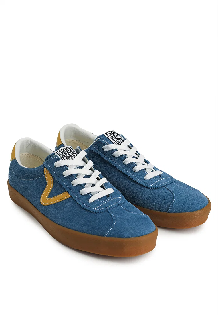 Кроссовки мужские низкие, Sport Low Sneakers Vans, синий/желтый — фото 2