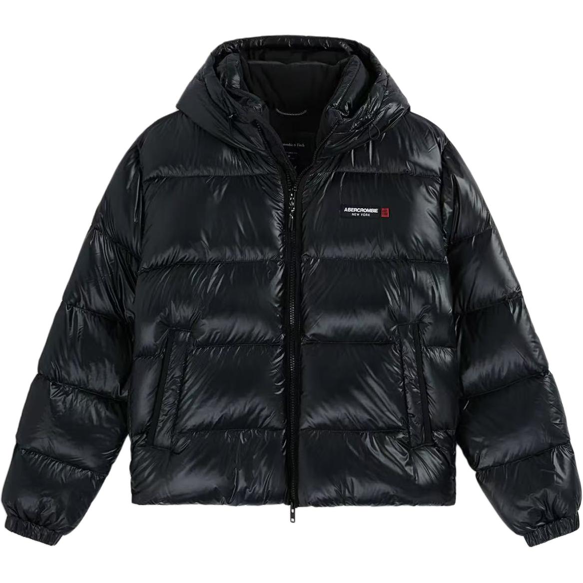 

Мужская пуховая куртка Abercrombie＆Fitch, черный