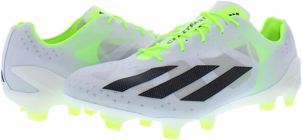 Кроссовки Adidas X Crazyfast+ для твердой поверхности, унисекс, белый/черный — фото 3