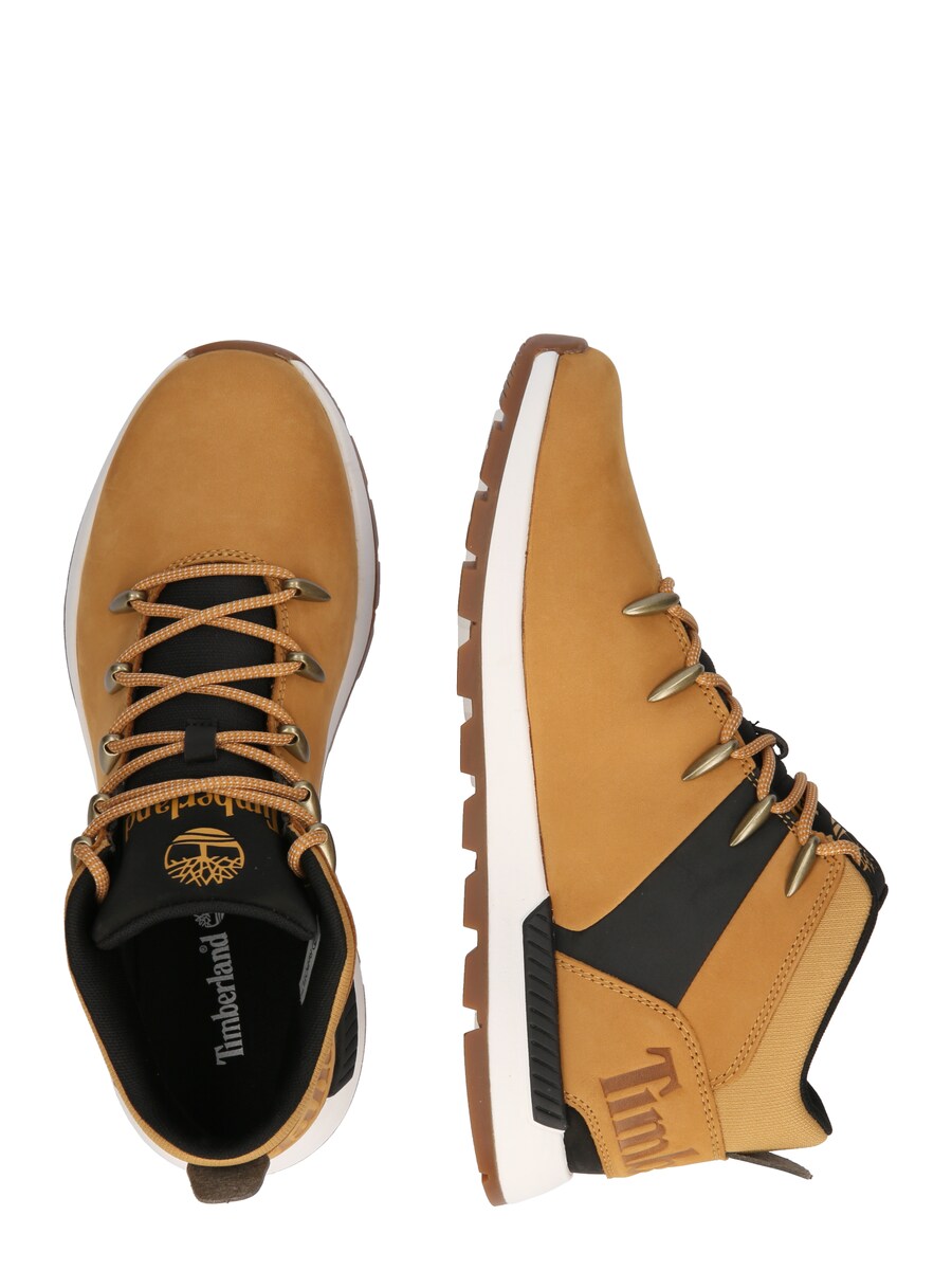 Мужские ботинки TIMBERLAND Sprint Trekker из нубука на шнуровке, коричнево-черный — фото 3