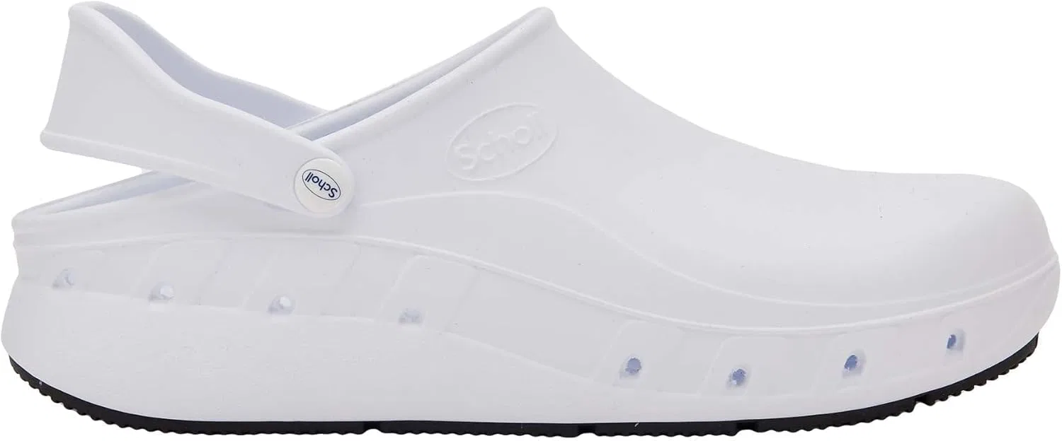 Сабо Scholl Unisex Ultragrip для медицинских работников, White