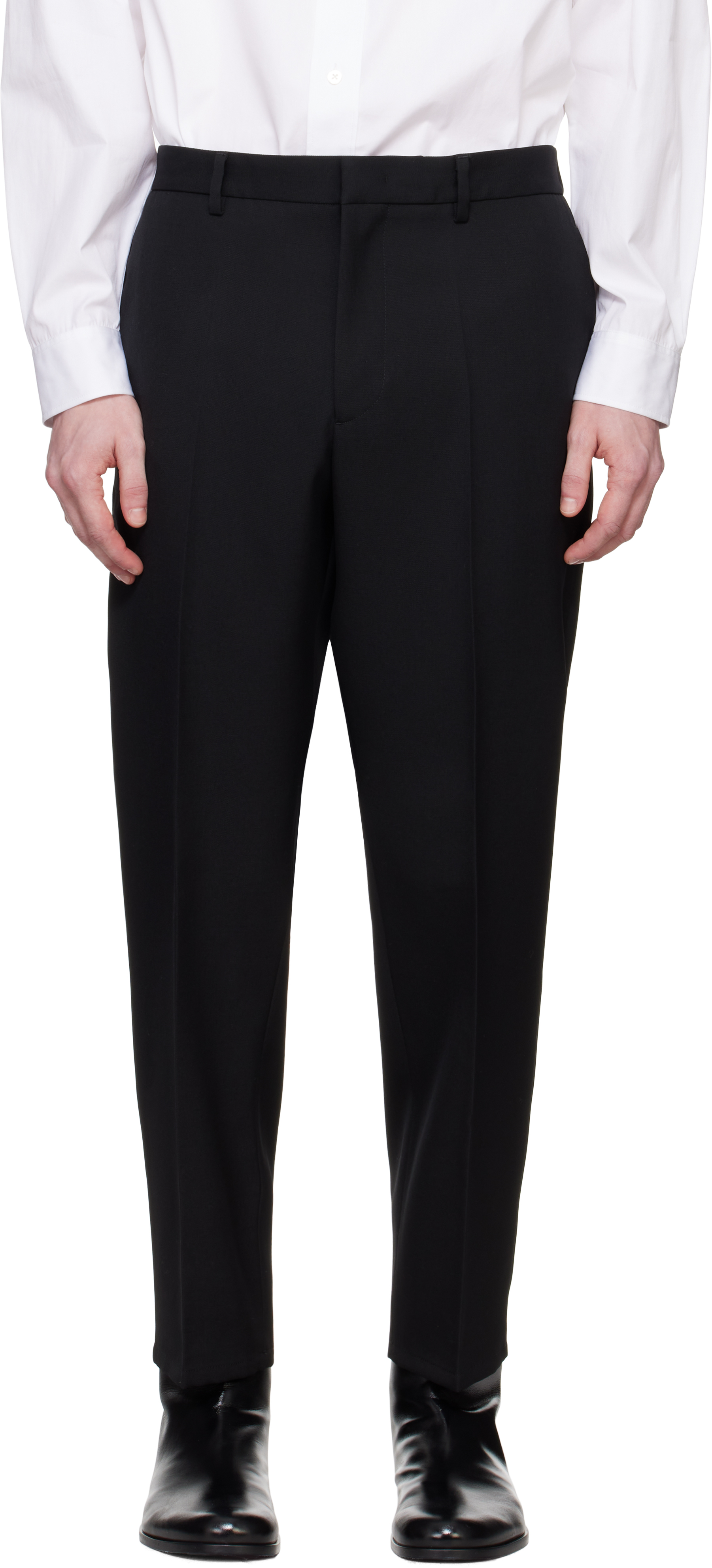 

Зауженные брюки Jil Sander, черный