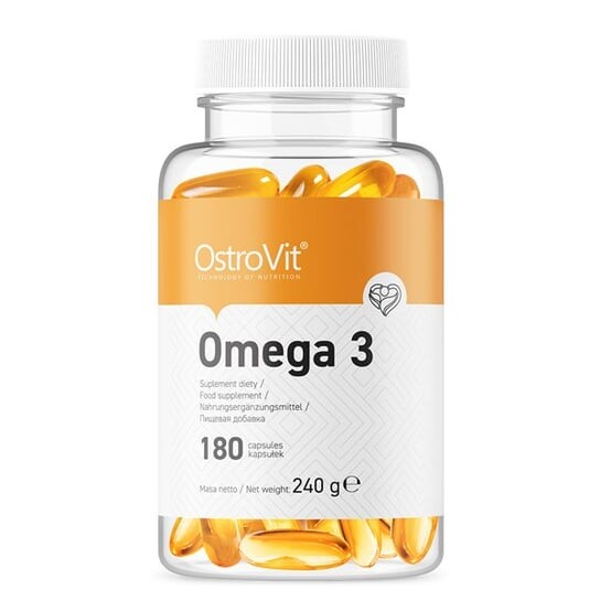 

OstroVit, Омега 3 180 капсул, здоровое сердце