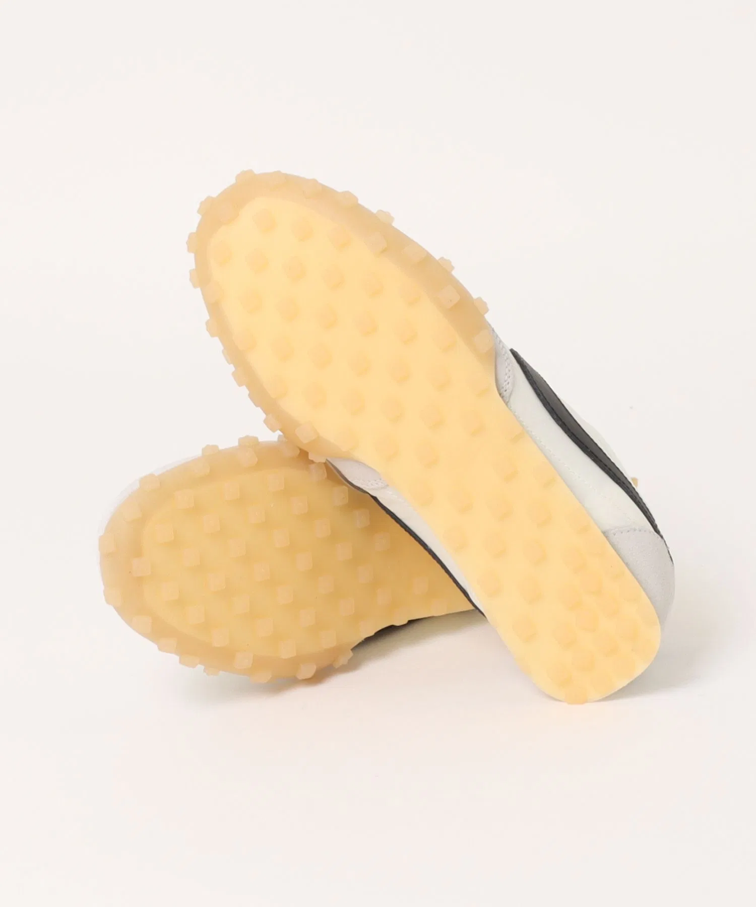 Мужские кроссовки из натуральной кожи NIKE WAFFLE RACER белые — фото 3