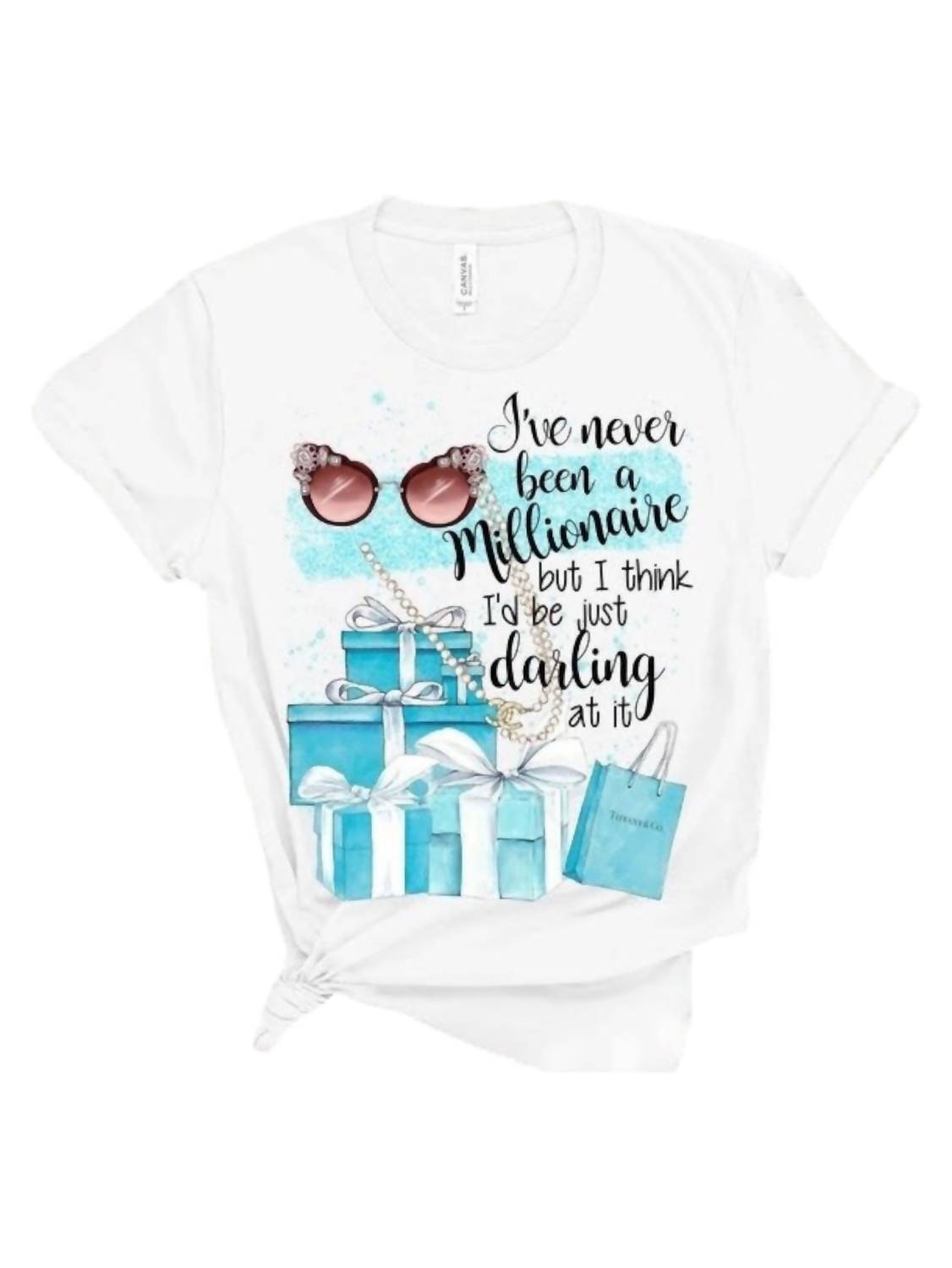 

Женский топ Never Been A Millionaire в белом цвете Annie & Abbie