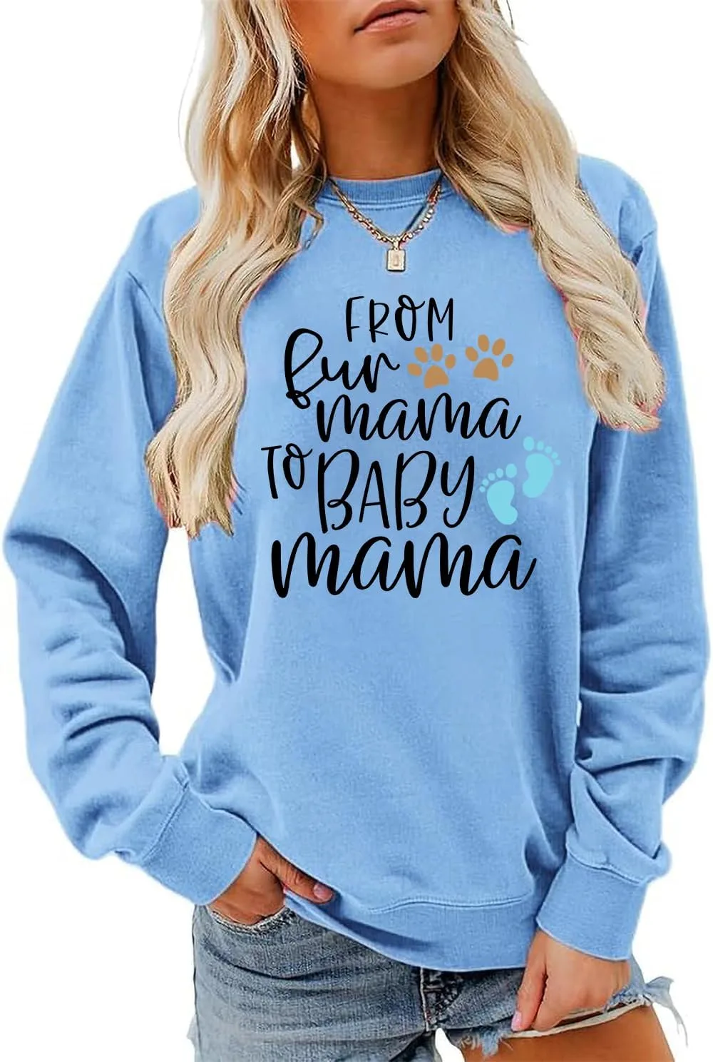 

Толстовка с капюшоном Unisex "From Fur Mama To Baby Mama"