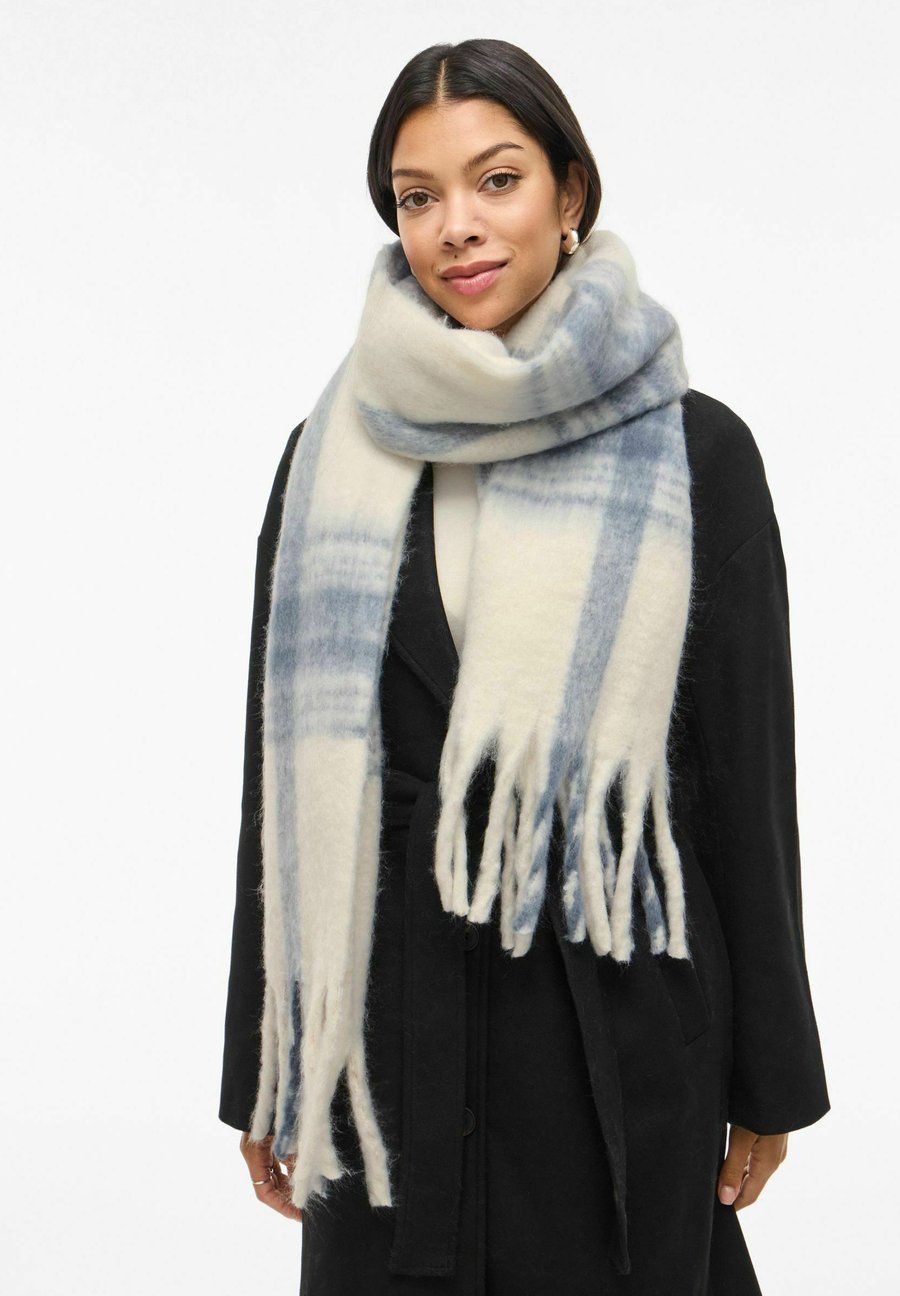 

Шарф VILA VIMIMI FRANSEN, Birch/Off-White