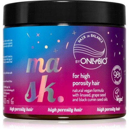 

Onlybio Маска для волос Hair In Balance Revitalizing - 400 мл, для сухих волос