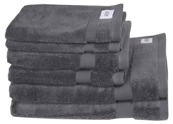 

Набор полотенец Schöner Wohnen Kollektion Cuddly (6 шт), 50x1x100 см, серый