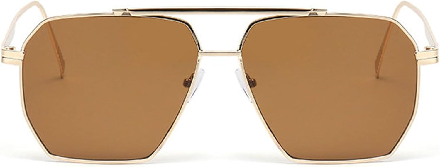 

Солнцезащитные очки Willochra в стиле ретро, ​​большие квадратные, для женщин и мужчин, винтажные очки-пилот, классические большие металлические солнцезащитные очки, C4