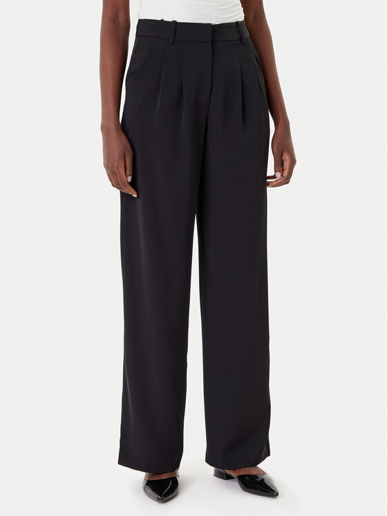 

Брюки из ткани regular fit 74RZA French Connection, чёрный
