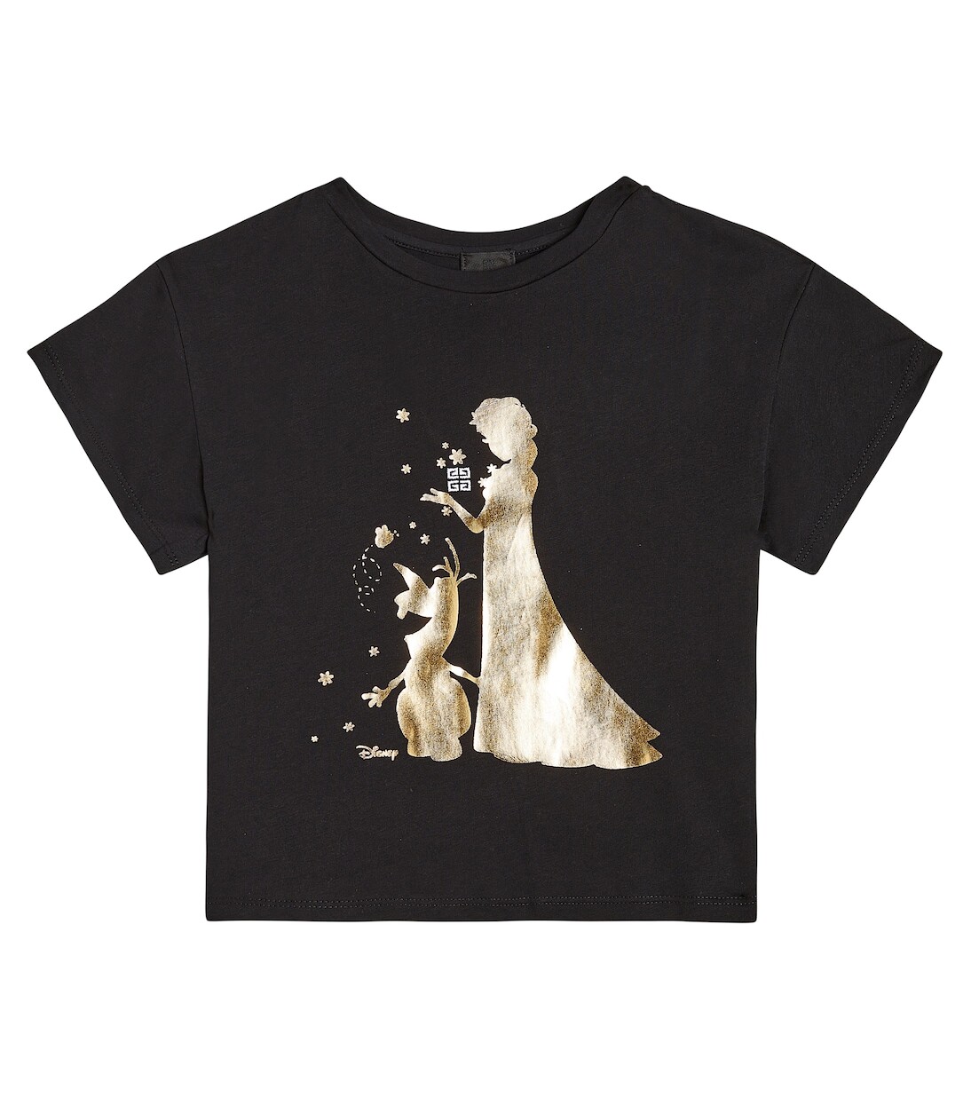 

Хлопковая футболка из коллаборации с disney frozen Givenchy, черный