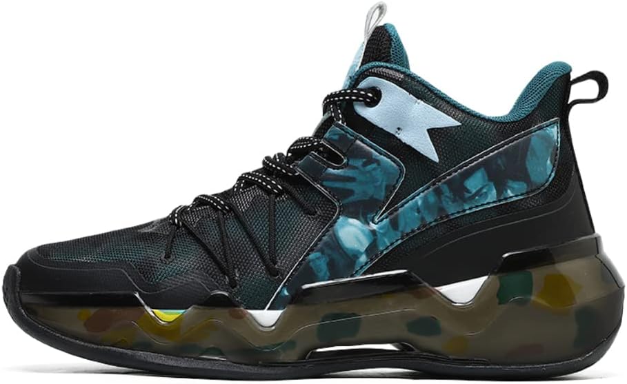 

Дышащие баскетбольные кроссовки, беговые кроссовки, спортивная обувь, уличная обувь, кроссовки, тренировочная обувь, мужская обувь, мода Rongfenghuang, черный