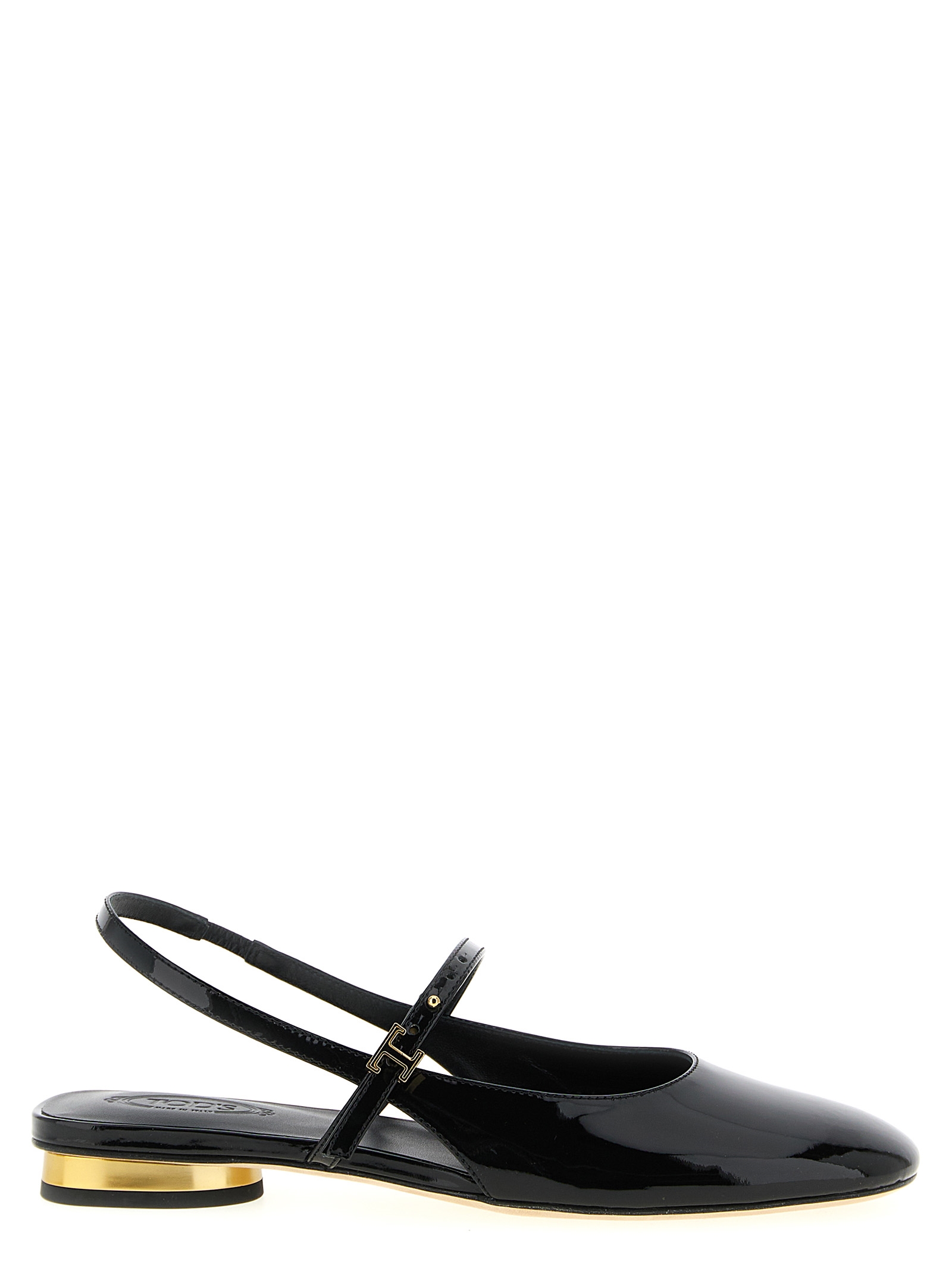 Балетки из лакированной кожи «Мэри Джейн» TOD'S, черный