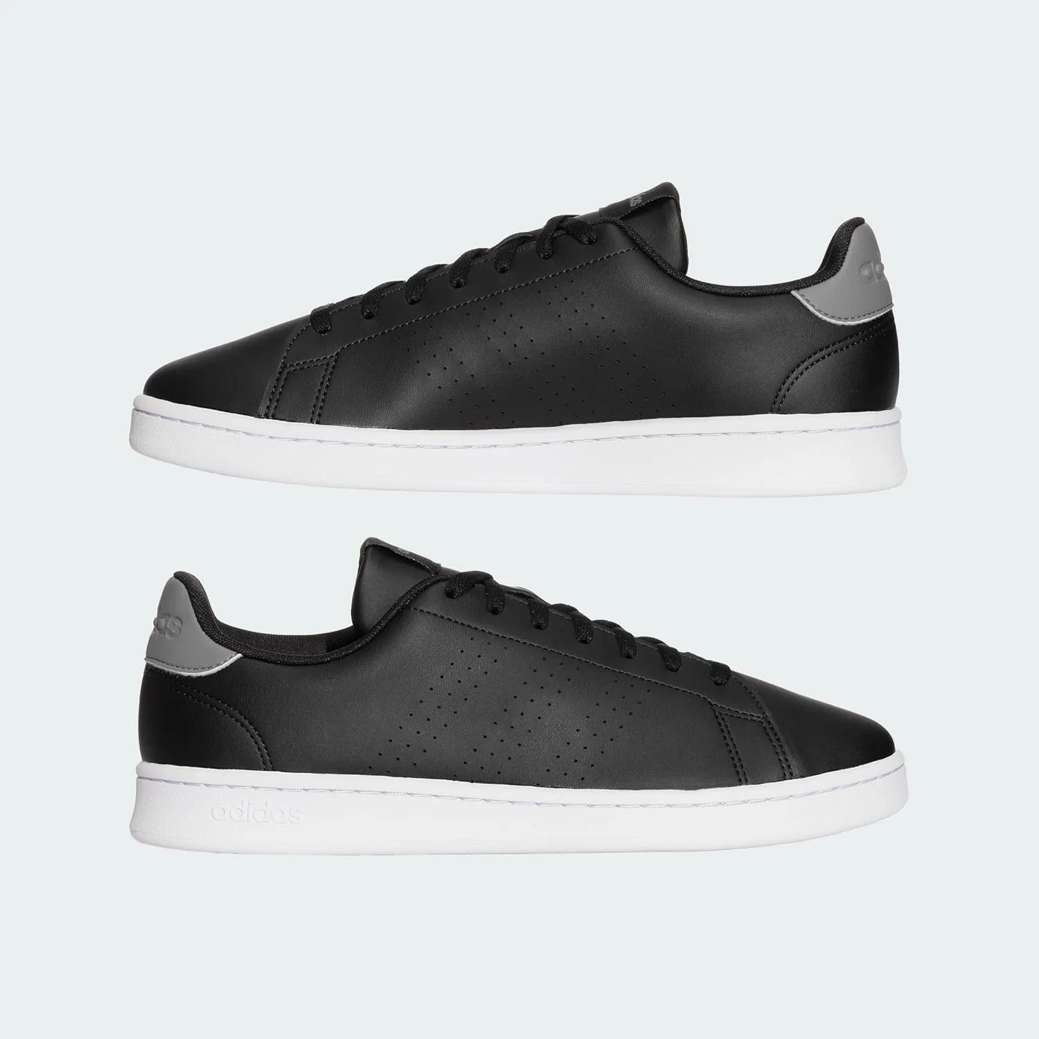 Мужские кроссовки Adidas Advantage, Core Black Core Black Grey Three — фото 4