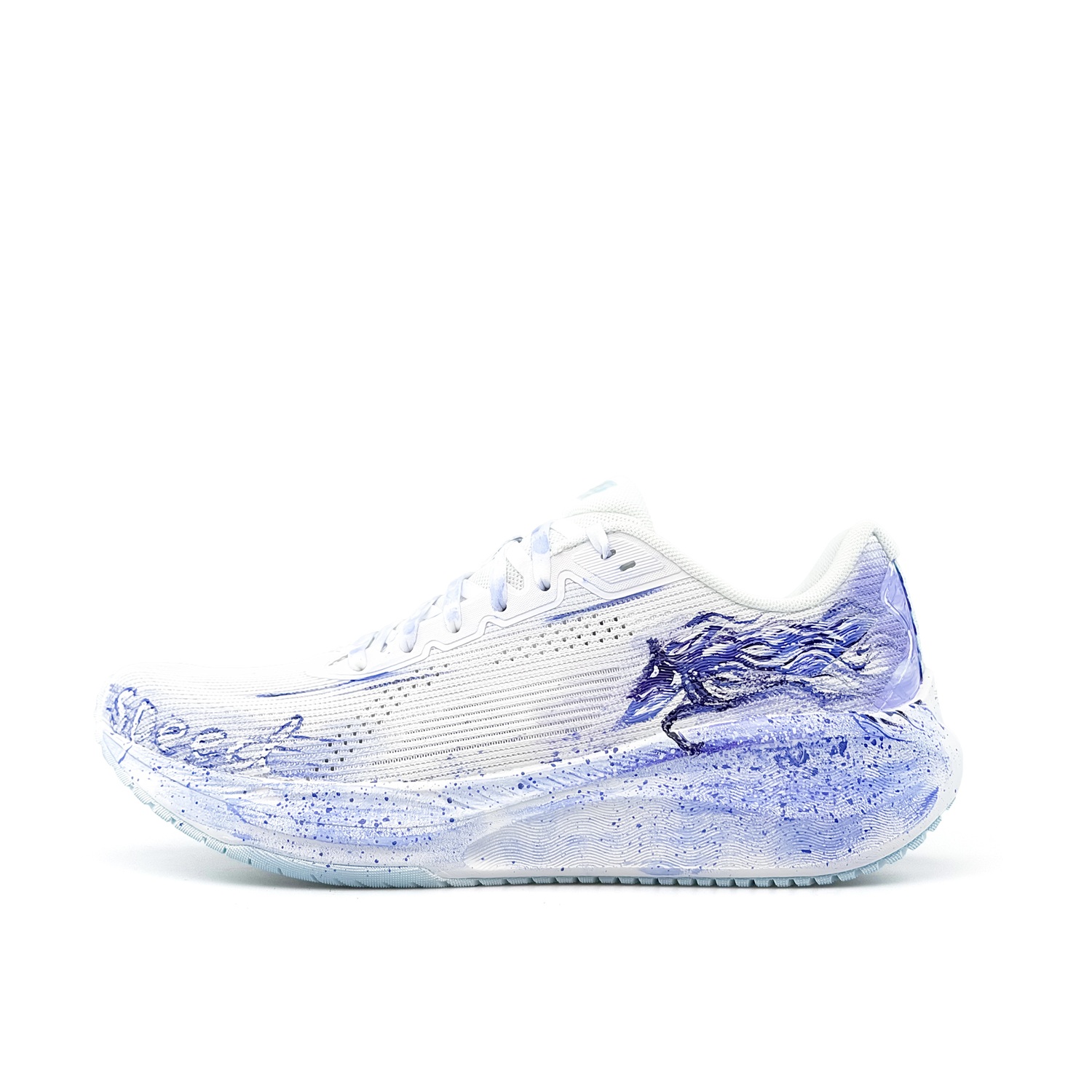 

Li-Ning Wuyue с амортизацией, защитой от истирания и скольжения, низкие, белый фиолетовый