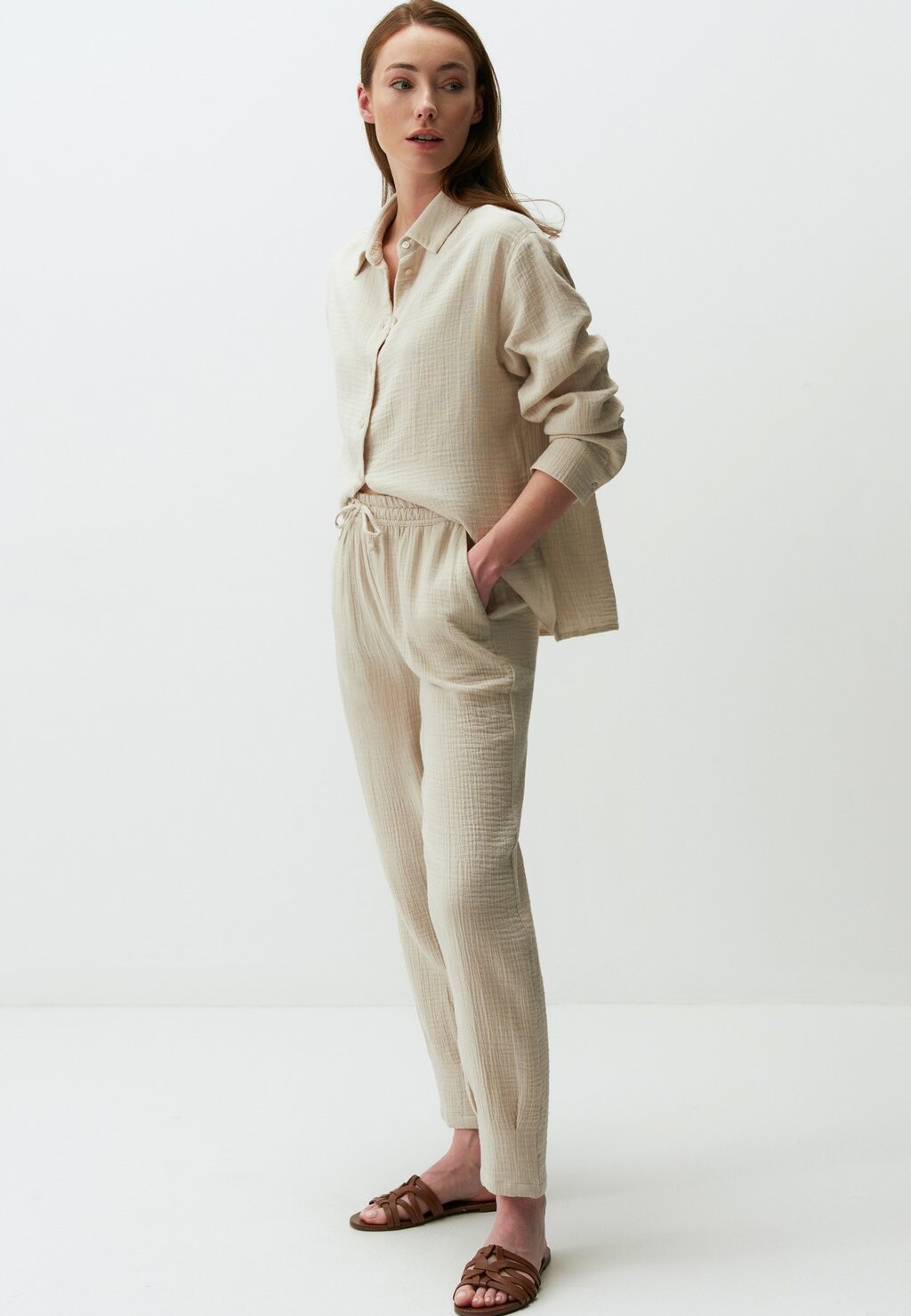 

Брюки HIGH WAIST Jimmy Key, цвет Stone