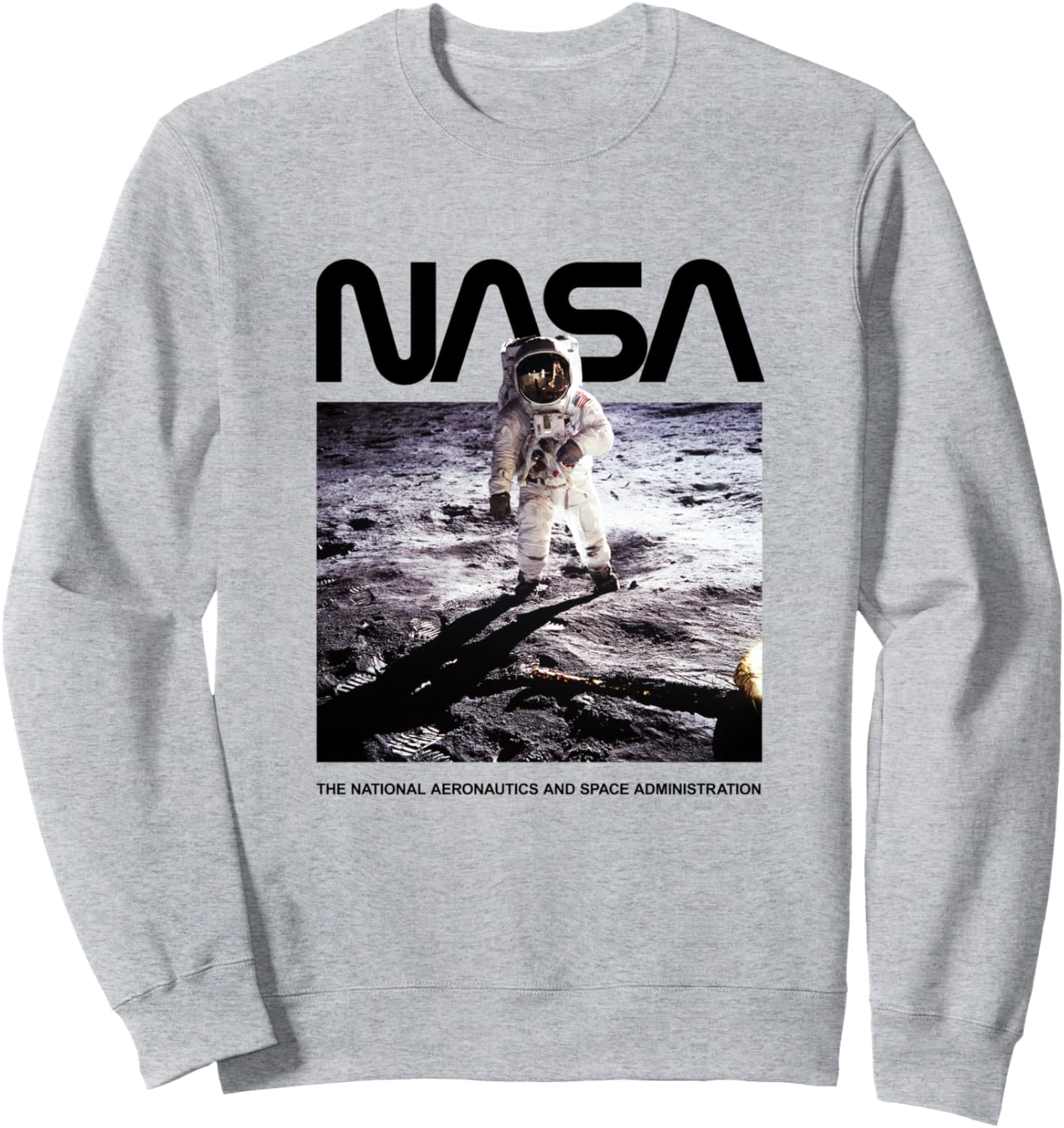 

Толстовка NASA Apollo 11 с логотипом в виде червя, серый (серый меланж), размер S Apollo 11, Where Nasa Astronauts Landed On The Moon