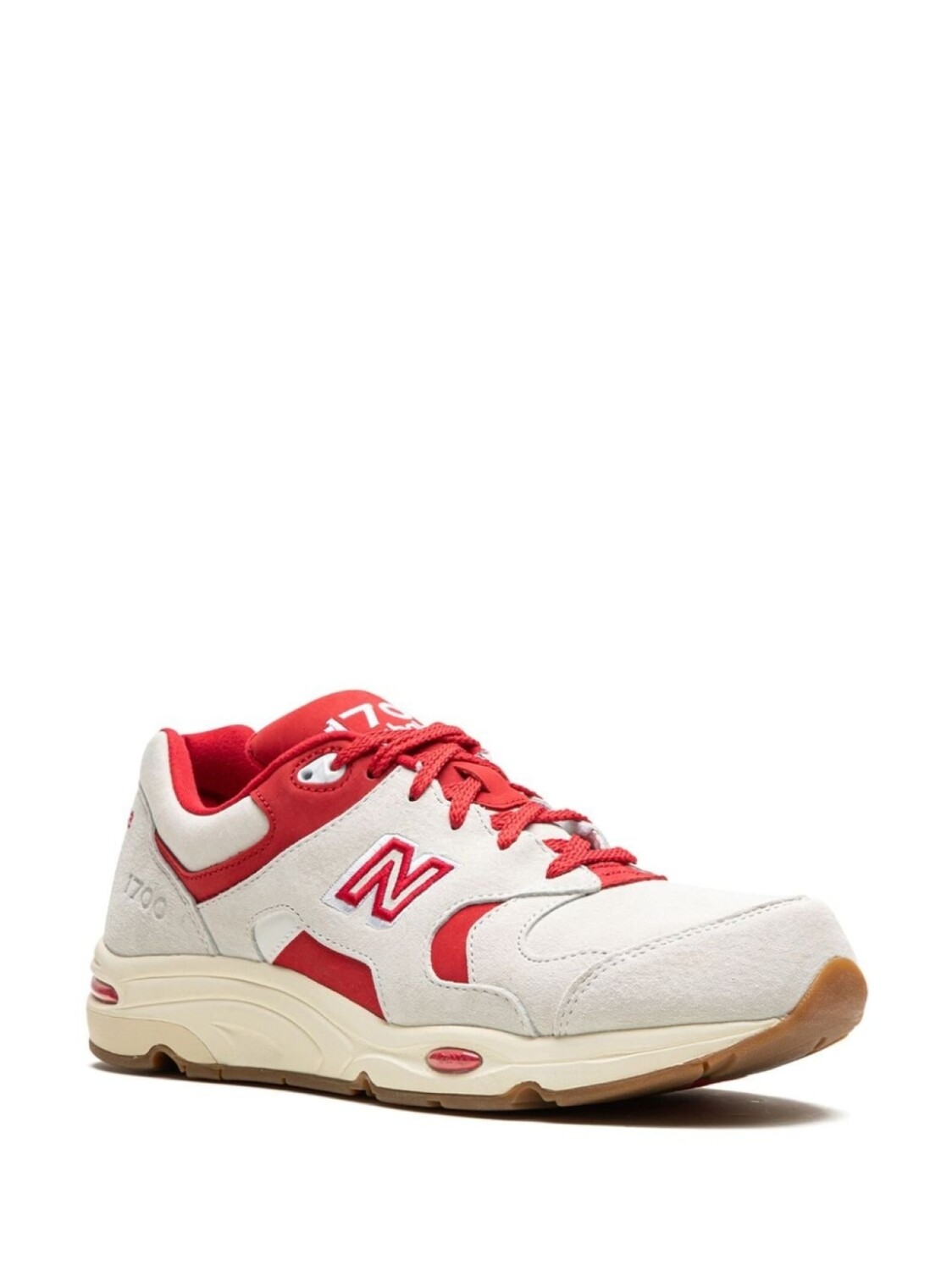 New Balance x Kith 1700 "Kith - White Red" sneakers, нейтральный цвет — фото 2