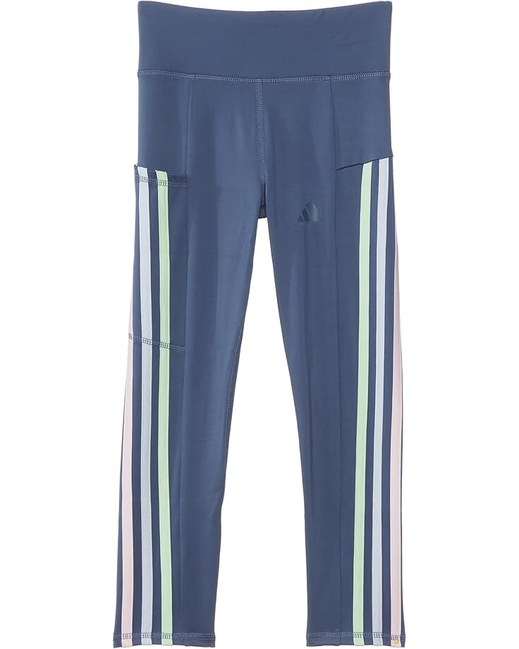 

Брюки adidas Kids 3S Cell Pocket 7/8 Legging(Big Kid), цвет Lt Navy