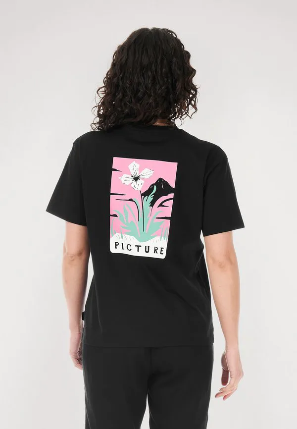 

Футболка с принтом yovel Picture Organic Clothing, Black, Черный, Футболка с принтом yovel Picture Organic Clothing, Black