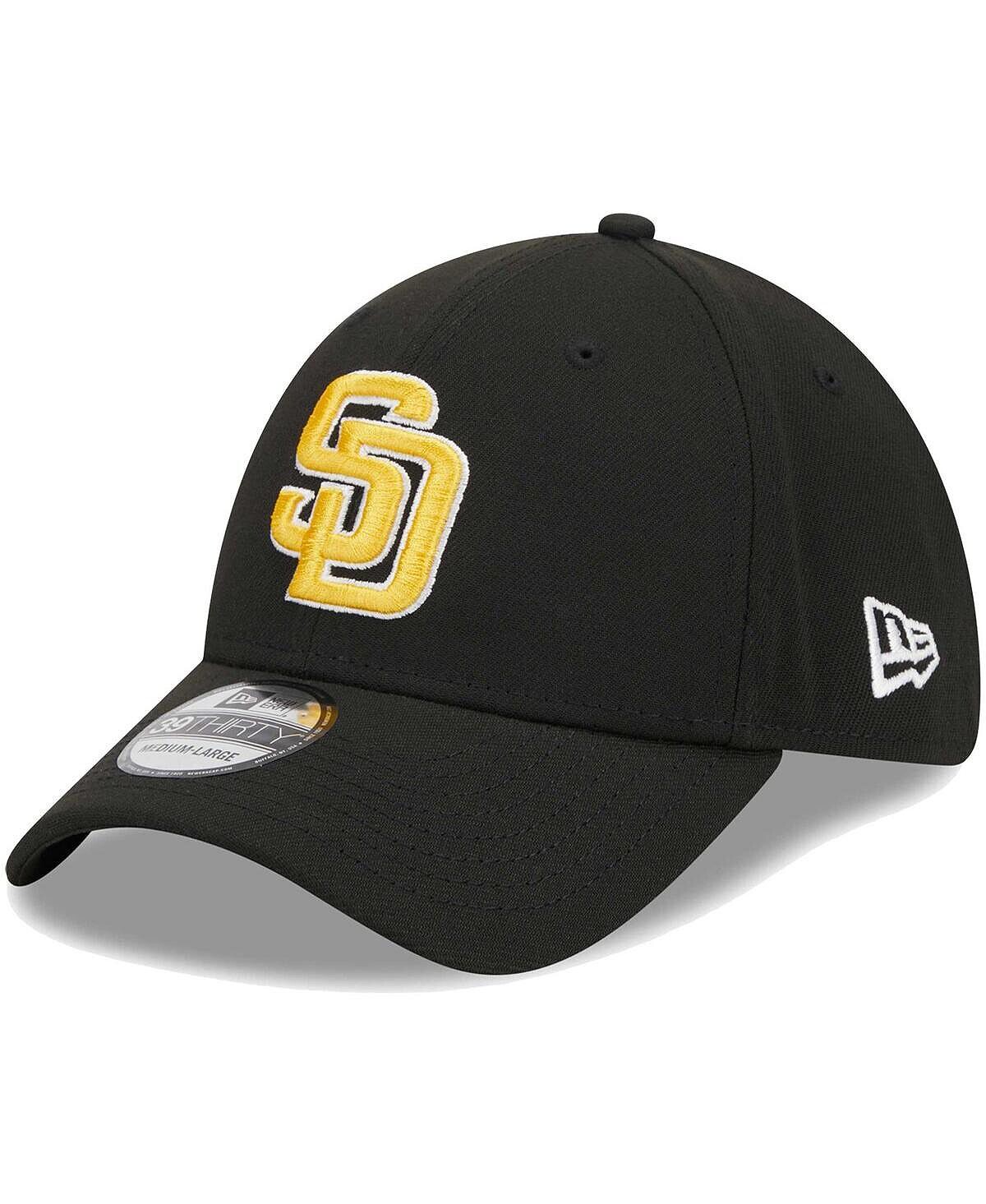 

Мужская черная кепка San Diego Padres Logo 39THIRTY Flex Hat New Era