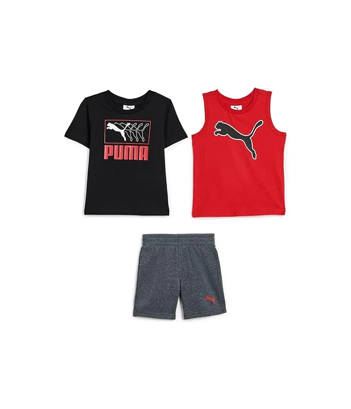 Детский набор футболка майка и шорты PUMA Kids, Red