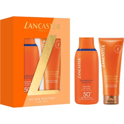 

Мой набор Sun Routine Duo SPF 50 с молочком для тела Sun Beauty Lancaster