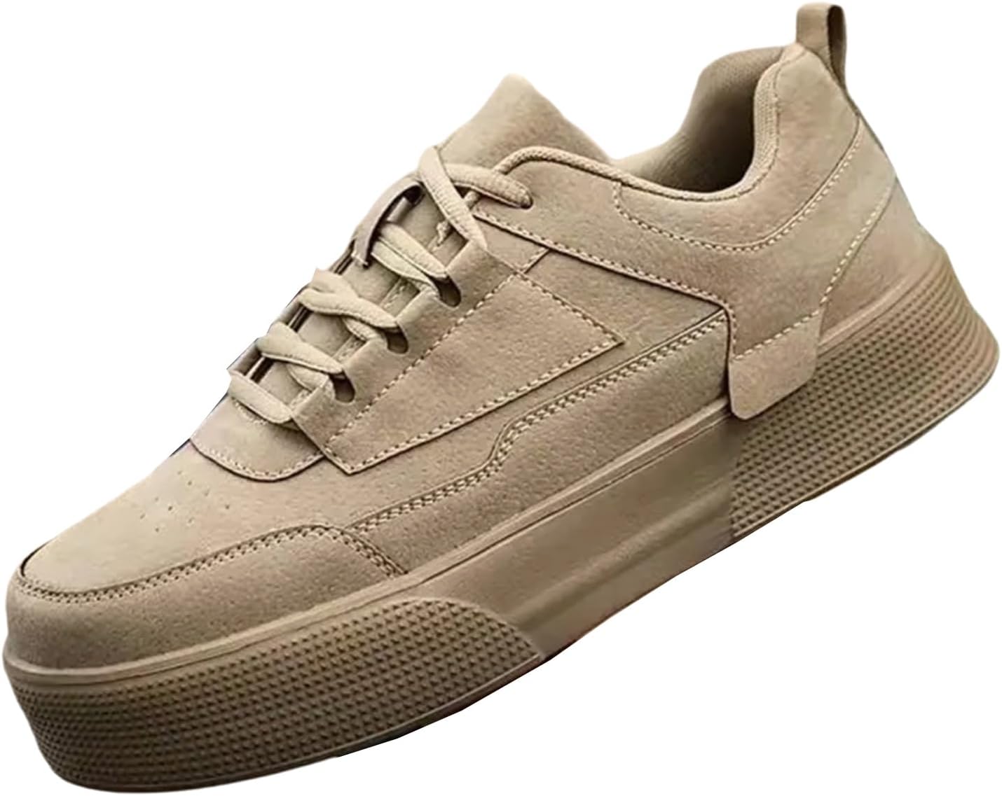 

Мужские повседневные кроссовки для ходьбы и бега, износостойкие спортивные кеды для скейтборда для мужчин Generic, хаки