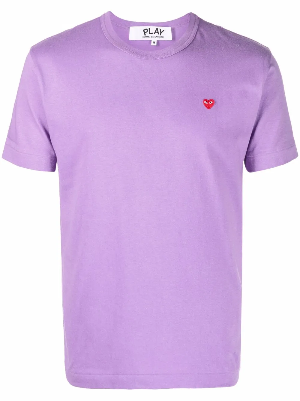 

Футболка с нашивкой-логотипом Comme Des Garçons Play, фиолетовый