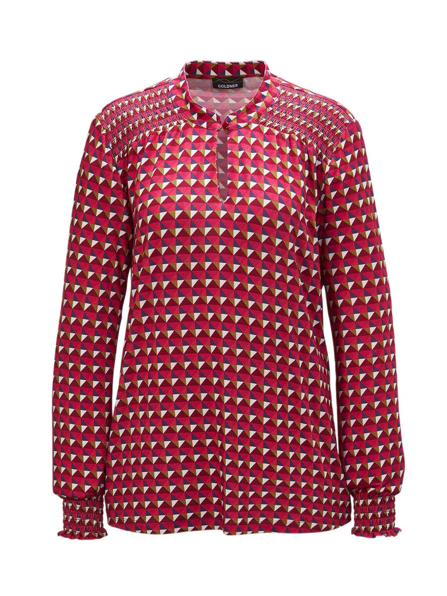 

Блуза Goldner, цвет Bordeaux/Ruby red