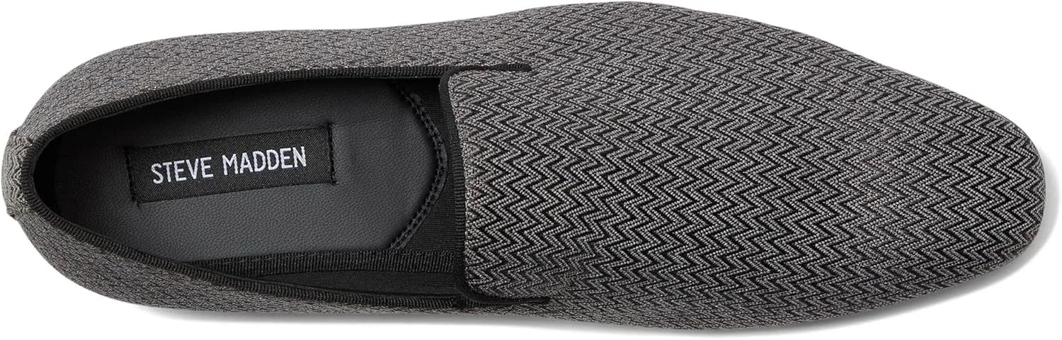 Лоферы Steve Madden Mens Jarontey, серый/черный — фото 2