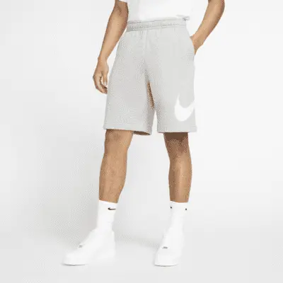 

Шорты Nike Sportswear Club, цвет Dark Grey Heather/White/White