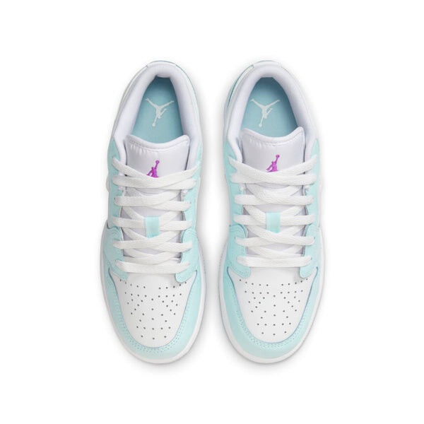 Кроссовки 1 low se Air Jordan, голубой — фото 4
