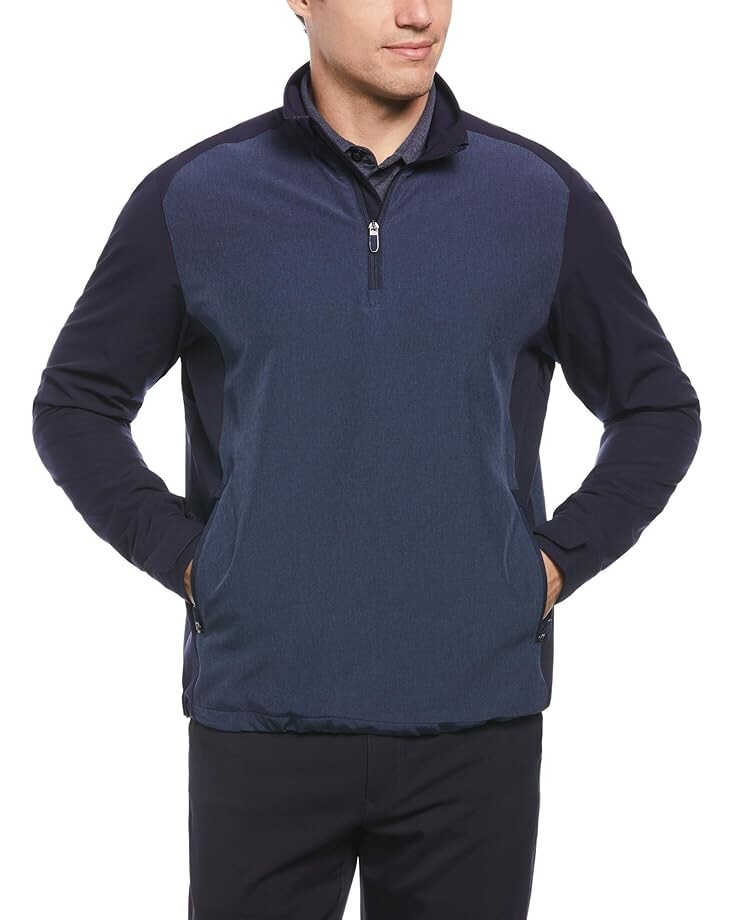 

Куртка Callaway Long Sleeve 1/4 Zip Wind Jacket, цвет Peacoat Heather