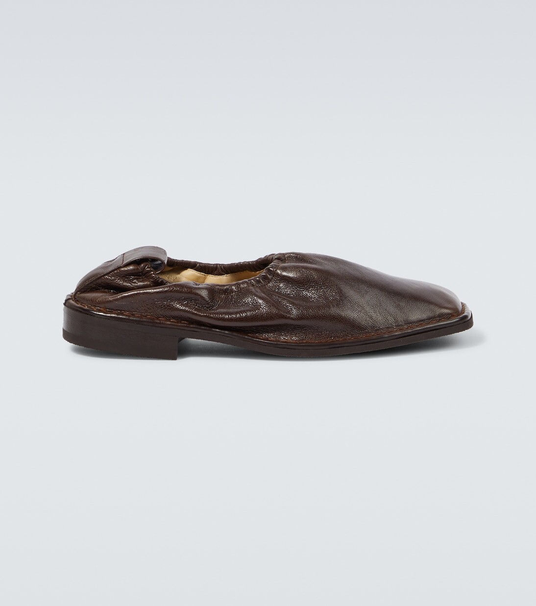 

Кожаные мокасины Lemaire, цвет pecan brown